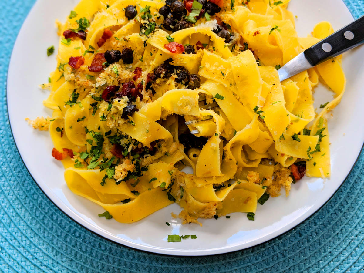 Pasta With Crispy Capers And Breadcrumbs | Recipe | Cuisine Fiend